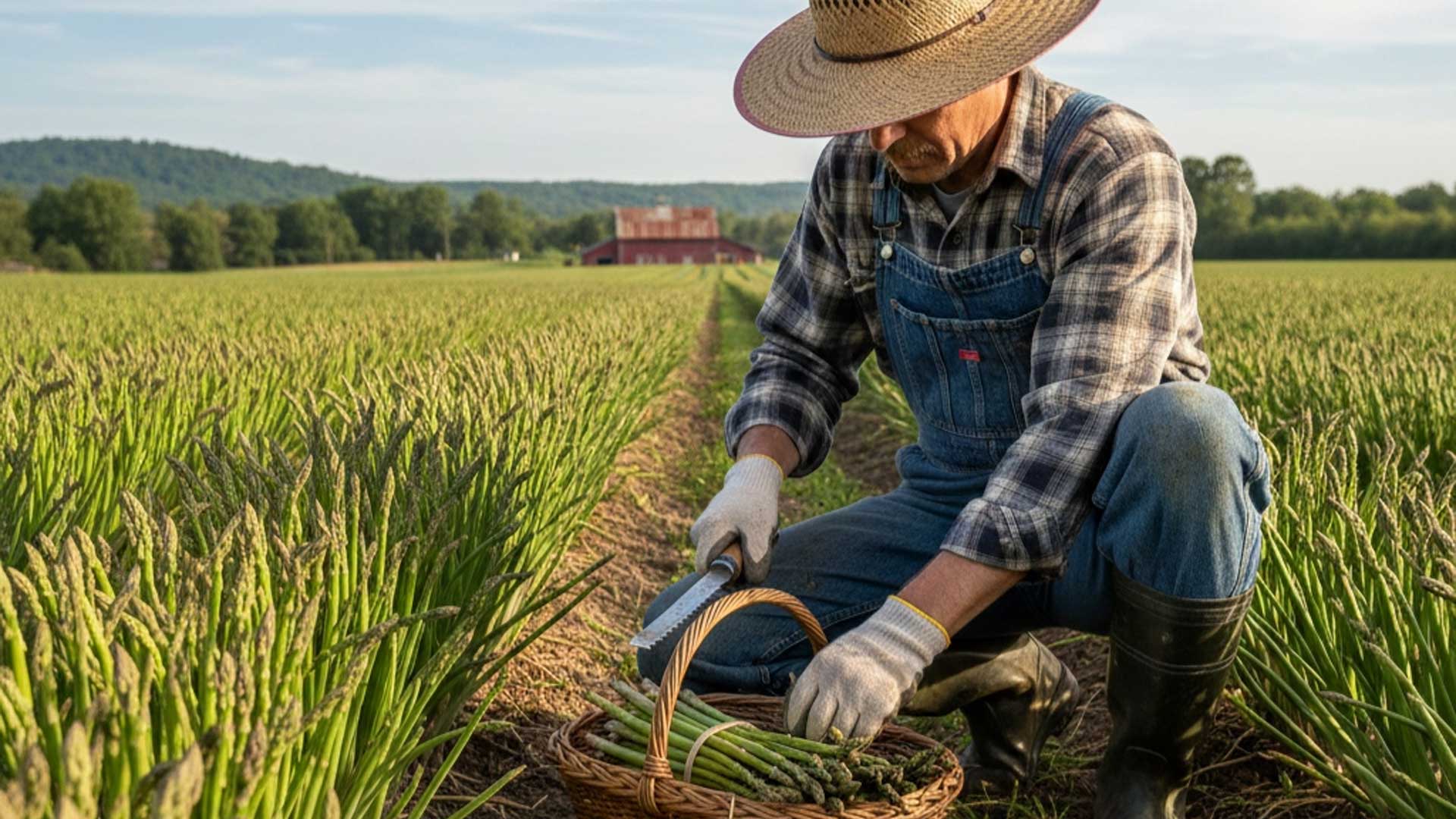 زمان برداشت گیاه مارچوبه